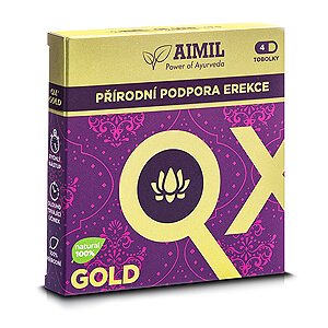 QX Gold 4 capsules, starter pack natural food supplement to support erection