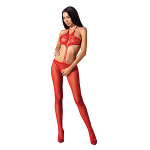 Passion Bodystocking (BS080), red fishnet suit