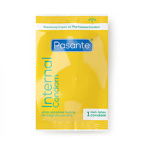 Pasante Internal Condom (1 pc), female condom without latex