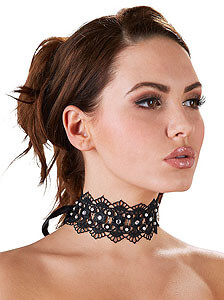 Stickereihalsband neck collar