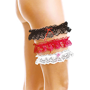 SoftLine Collection Garter (White), elegant garter