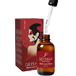 Geisha Elixir Love Drops Spicy Eden (50 ml), warming massage drops
