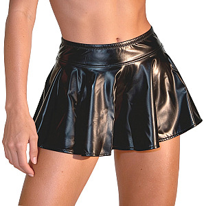 Cottelli Party Flared Skirt, flared matte-look mini skirt S