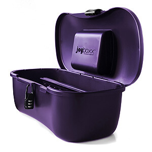 Hygienic case for erotic aids JoyBoxx Hygienic Storage System purple
