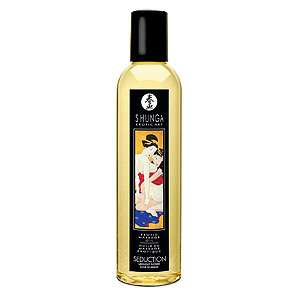 Profesionální masážní olej Shunga Erotic Massage Oil Amour Sweet Lotus 250 ml