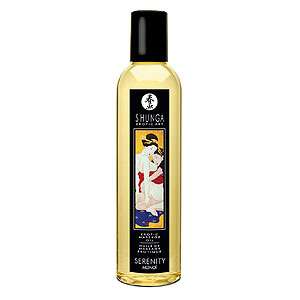 Profesionální masážní olej Shunga Erotic Massage Oil Amour Sweet Lotus 250 ml