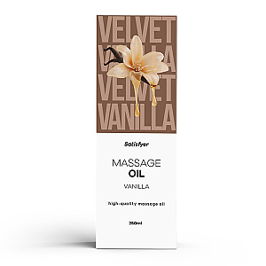 Satisfyer Massage Oil 250 ml (Vanilla), vanilla massage oil