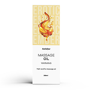 Satisfyer Massage Oil 250 ml (Warming), warming massage oil