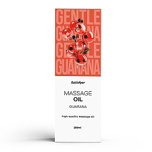Satisfyer Massage Oil 250 ml (Guarana), stimulating massage oil