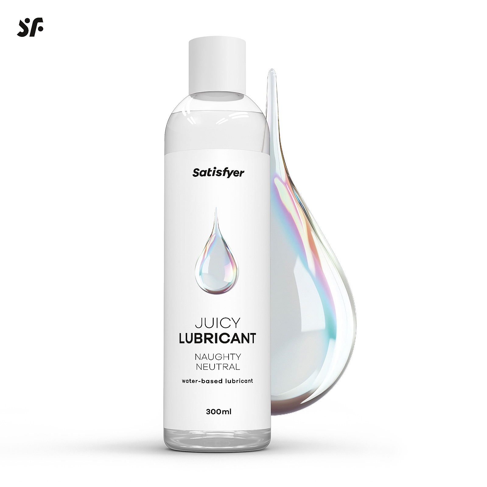 Satisfyer Juicy Lubricant 300 ml (Naughty Neutral), neutral lubricant gel