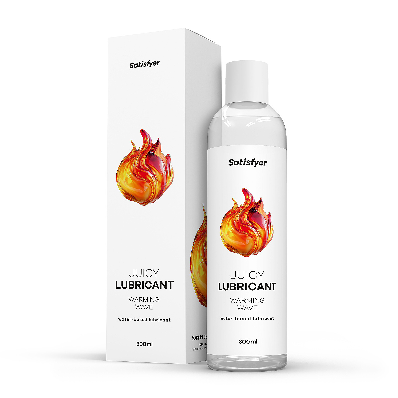 Satisfyer Juicy Lubricant 300 ml (Warm Wave), warming lubrication gel