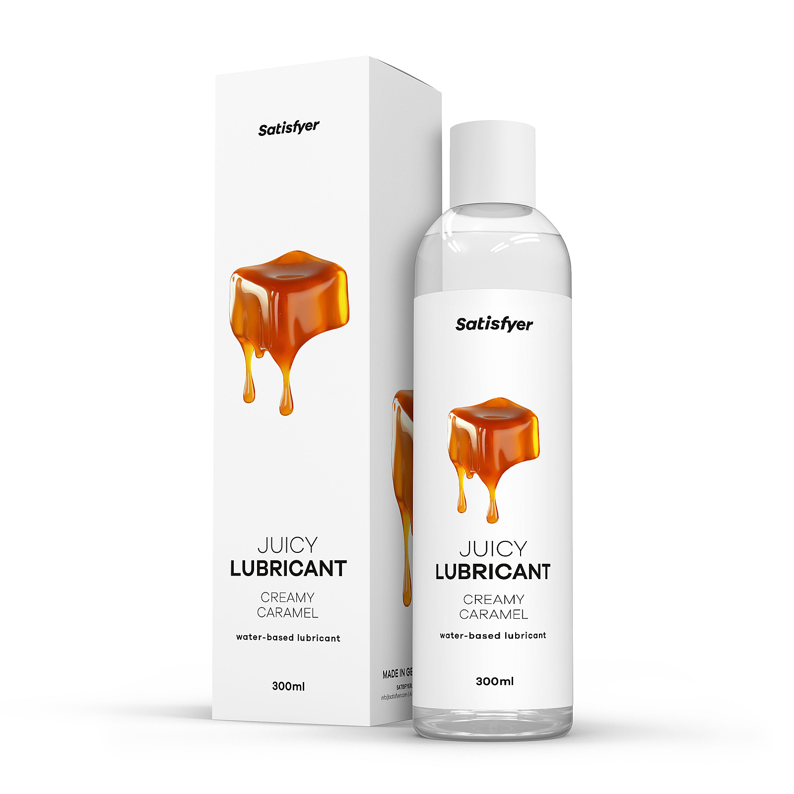 Satisfyer Juicy Lubricant 300 ml (Creamy Caramel), caramel lubricant gel