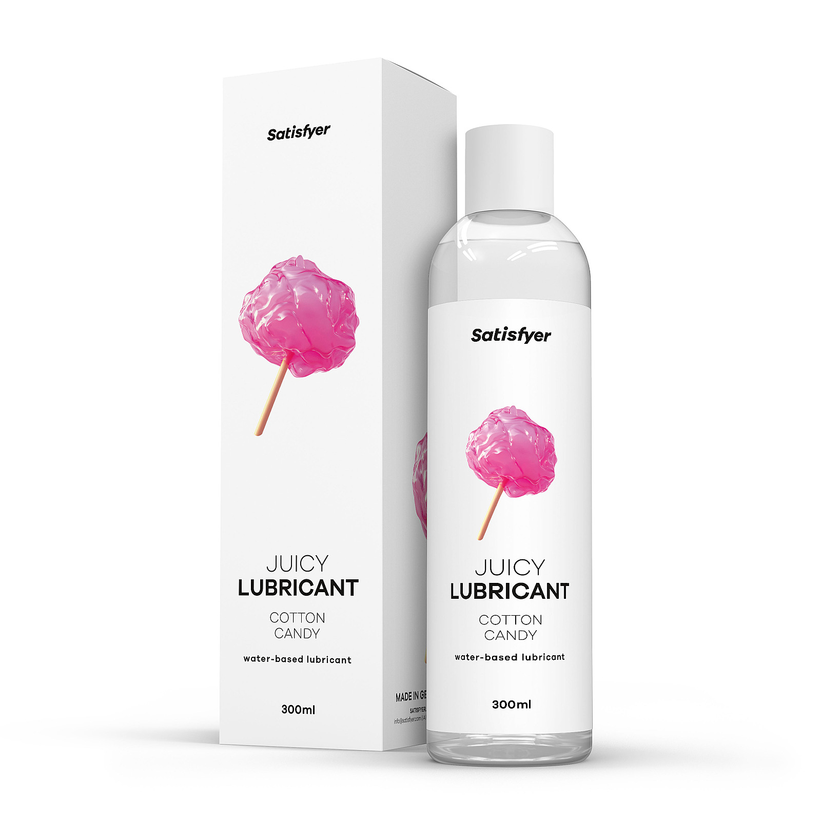 Satisfyer Juicy Lubricant 300 ml (Cotton Candy), flavored lubricant gel
