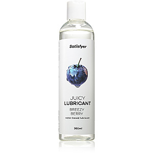 Satisfyer Juicy Lubricant 300 ml (Breezy Berry), blueberry water-based lubricant