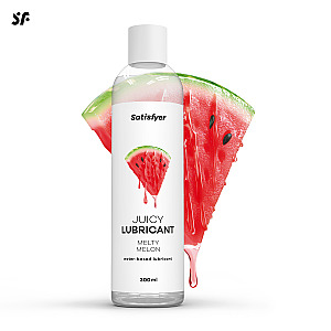 Satisfyer Juicy Lubricant 300 ml (Melty Melon), melon water-based lubricant