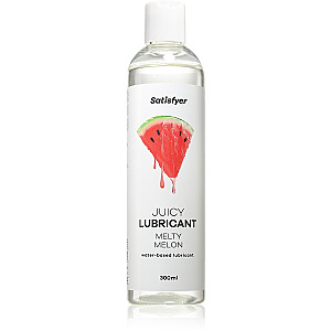 Satisfyer Juicy Lubricant 300 ml (Melty Melon), melon water-based lubricant
