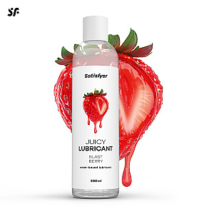 Satisfyer Juicy Lubricant 300 ml (Blast Berry), strawberry lubricant gel