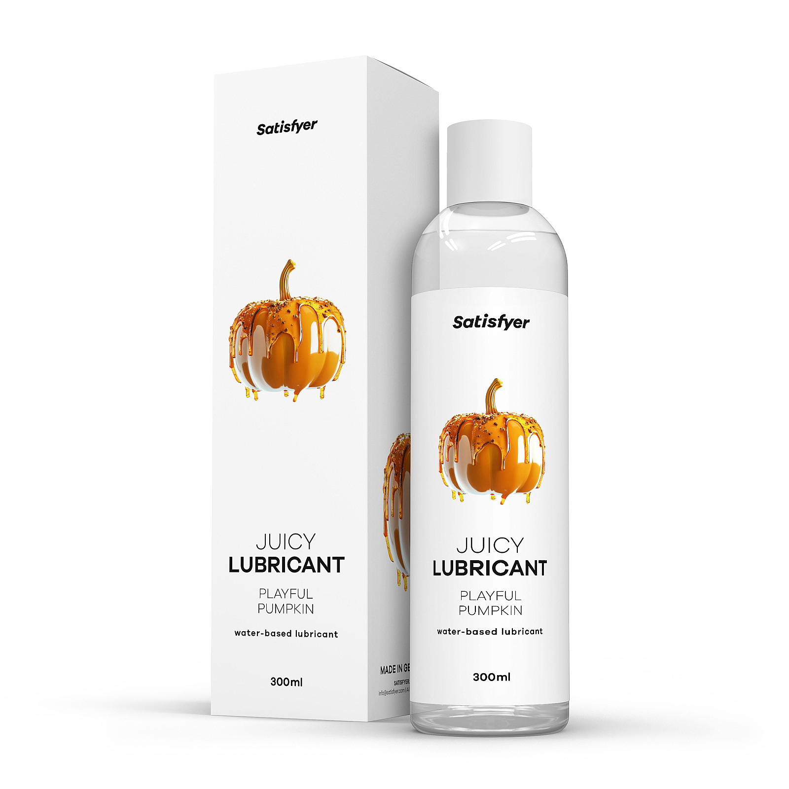 Satisfyer Juicy Lubricant 300 ml (Playful Pumpkin), pumpkin lubricant gel