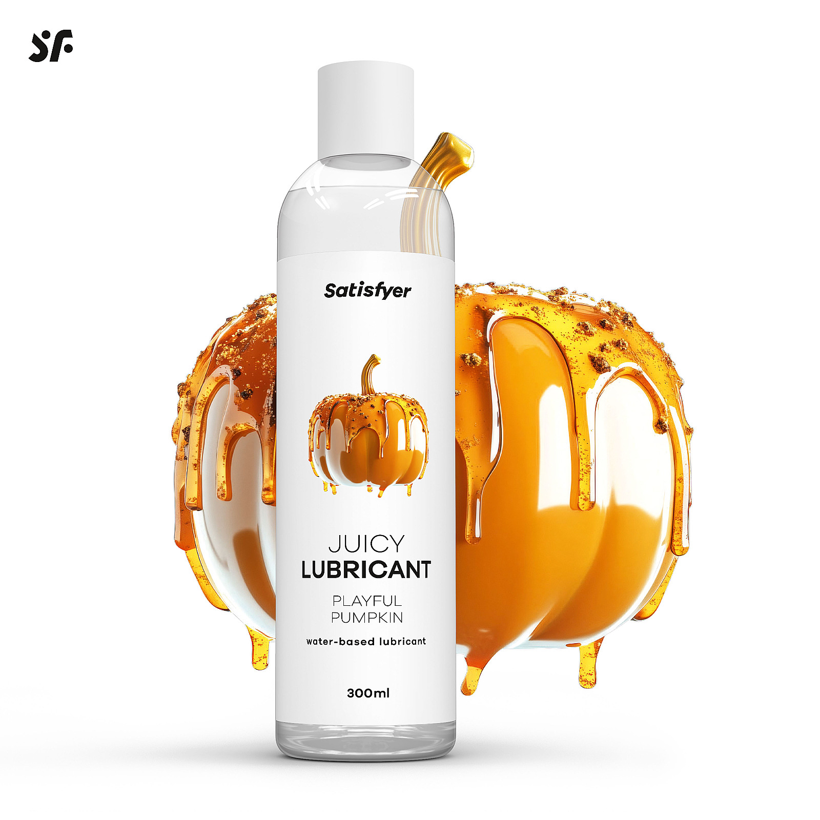 Satisfyer Juicy Lubricant 300 ml (Playful Pumpkin), pumpkin lubricant gel