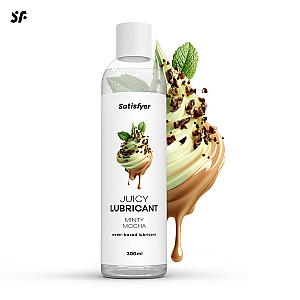 Satisfyer Juicy Lubricant 300 ml (Minty Mocha), mint mocha lubricant gel