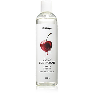 Satisfyer Juicy Lubricant 300 ml (Cheeky Cherry), cherry lubricant gel