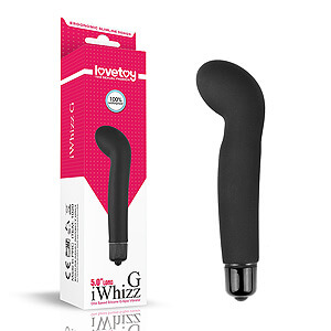 LoveToy iWhizz G black mini vibrator for G-spot stimulation 12.5 cm
