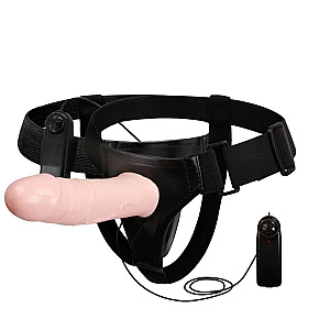 Baile Ultra Strap-On with Multi Vibration - dimensions 15.5 x 4.2 cm, vibrating
