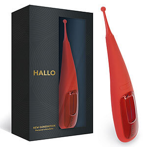 HALLO Focus Vibrator Red clitoris stimulator