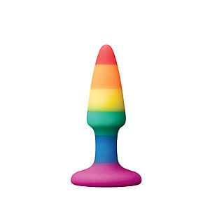 NS Toys Color Pride Edition Pleasure Plug Mini Rainbow Plug 8 x 2 cm