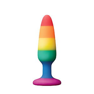 NS Toys Color Pride Edition Pleasure Plug Small Rainbow 10 x 2.5 cm