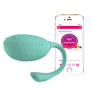 Elity CORA, cordless vibrating egg operated by phone, rechargeable