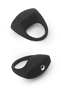 Silicone vibrating ring LIT-UP Stimu Ring 8 black