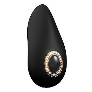 Luxury lay-on vibrator with diamonds PRESTIGE Elena