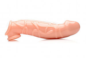 Size Matters Flesh Extender Curved Penis Sleeve