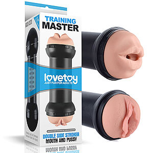 LoveToy Training Master Double Stroker (Pussy + Mouth)