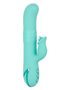 CalExotics Bel Air Bombshell (Blue), pearl vibrator with licking