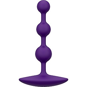ROMP Amp (Purple), silicone anal bead toy