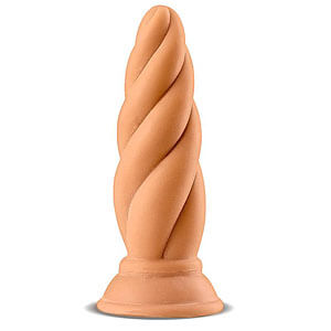 Max&Co Felix 5.9″ (15 cm) Adaptable Butt Plug (Flesh), anal plug twist-shaped