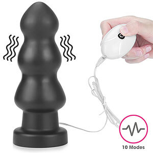 LoveToy King Sized Vibrating Anal Rigger 7.8″ (20 cm), anal plug with vibration