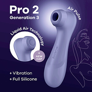 Satisfyer Pro 2 Generation 3 (Lilac), Liquid Air vibrator