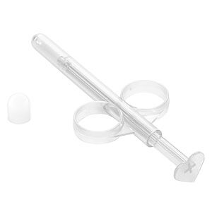 CalExotics Lube Tube 2pcs (Transparent), syringe lube applicator