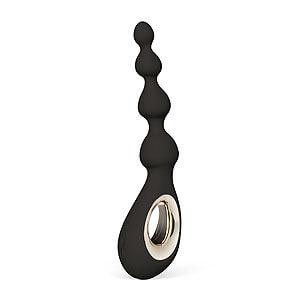LELO Soraya Beads (Black), anal vibrating beads