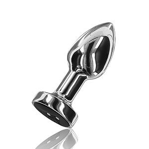 ToyJoy The Glider Buttplug (Small), steel anal plug with vibration