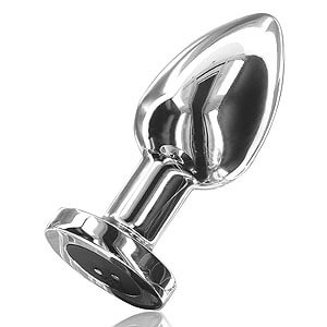 ToyJoy The Glider Buttplug (Large), steel anal plug with vibration