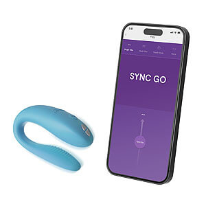 We-Vibe Sync Go (Turquoise), Couples Vibrator with App