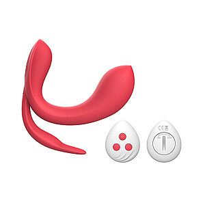 Kissen Acein (Red), remote controlled panty vibrator