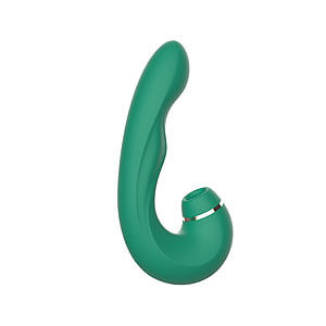 Kissen Siren (Green), multi vibrator for clitoris and g-spot