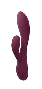 Sunset Rio (Purple), rechargeable vibrator with rabbit