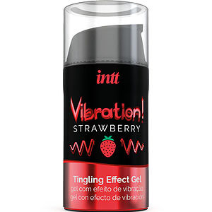 Intt Vibration! Tingling Gel (Strawberry), lip and clitoral stimulation gel