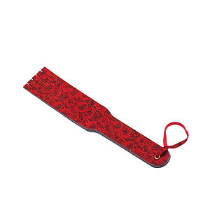 Liebe Seele Ukiyo-e Luxury Paddle (Red Rosy), sexy leather paddle